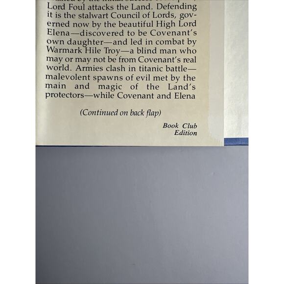 The Illearth War (1977) by Stephen R. Donaldson 1st HCDJ BCE - Picture 8 of 11